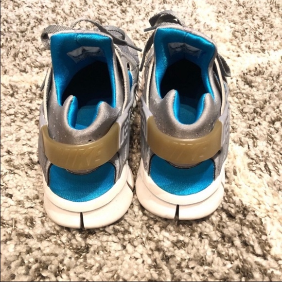 Grey white blue green womens size 10 NIKE HURRACHES SNEAKERS BUNDLE TWO FOR ONE - Picture 11 of 13